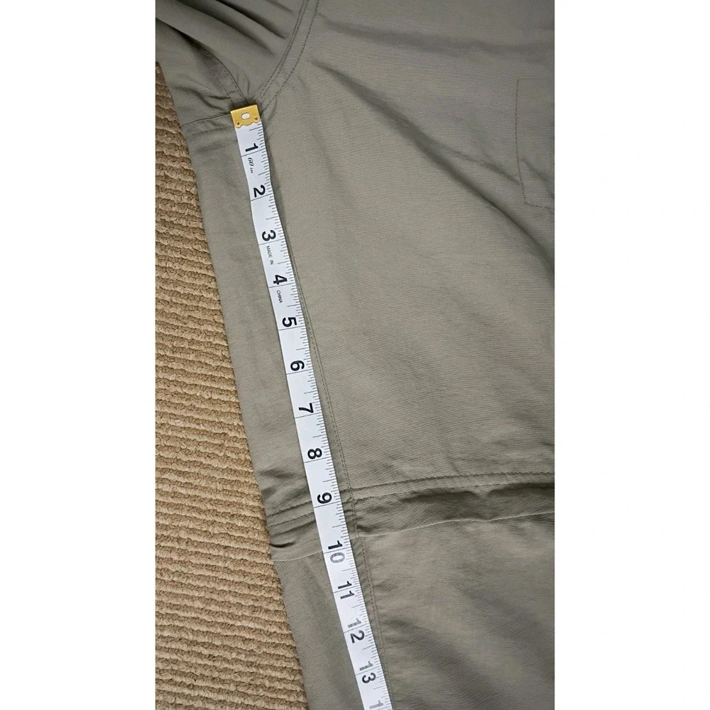The North Face Vintage Convertible Pants Sz  34  Never Stop Exploring Tan Nylon